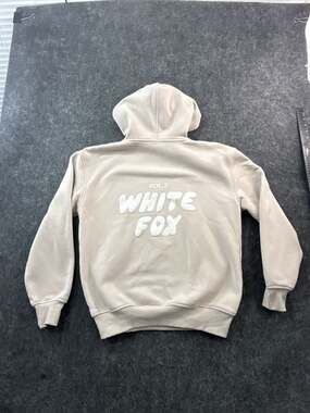 White Fox Vol. 3 Oversized Hoodie Sand Xxs/Xs